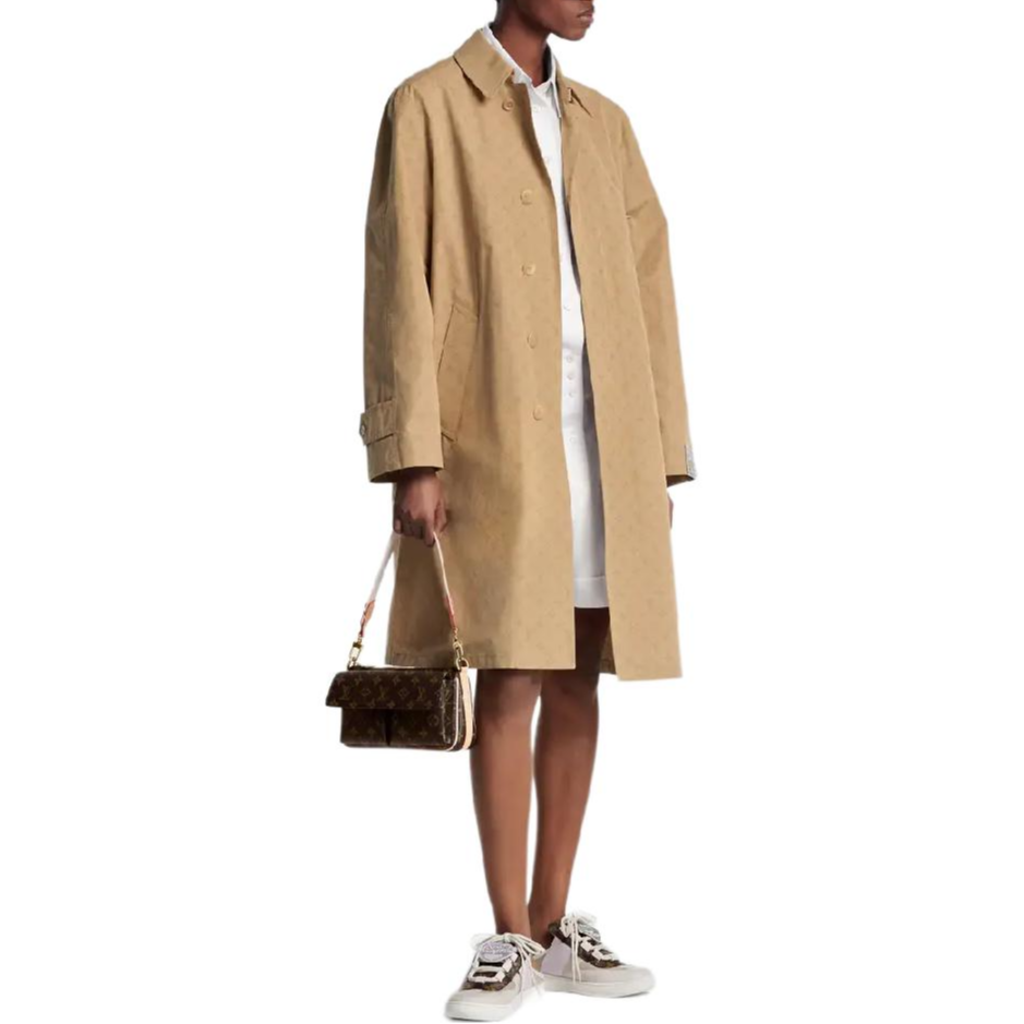 LOUIS VUITTON Monogram Toile Trench Coat