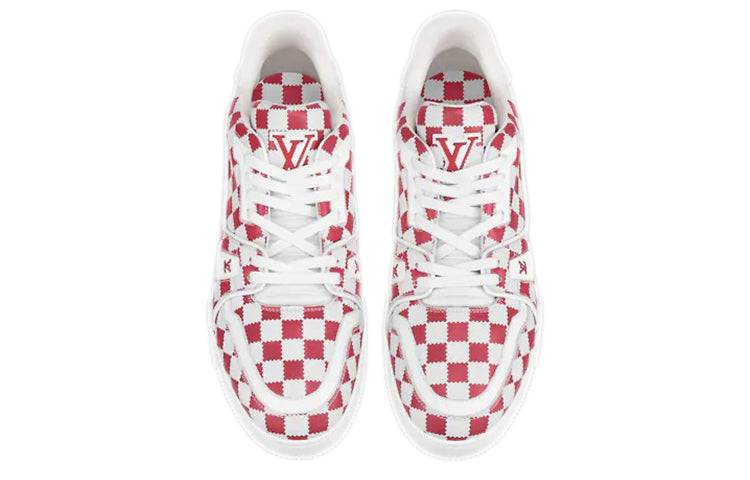 LOUIS VUITTON X Nigo Trainers 'Red White Plaid'