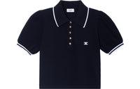 CELINE SS23 Polo Shirt Women's Black