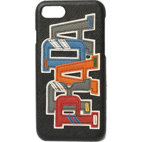 PRADA Leather Material Badge Durable And Practical Phone Cases Compatible With IPhone 8/iPhone 7 Trendy And Cool