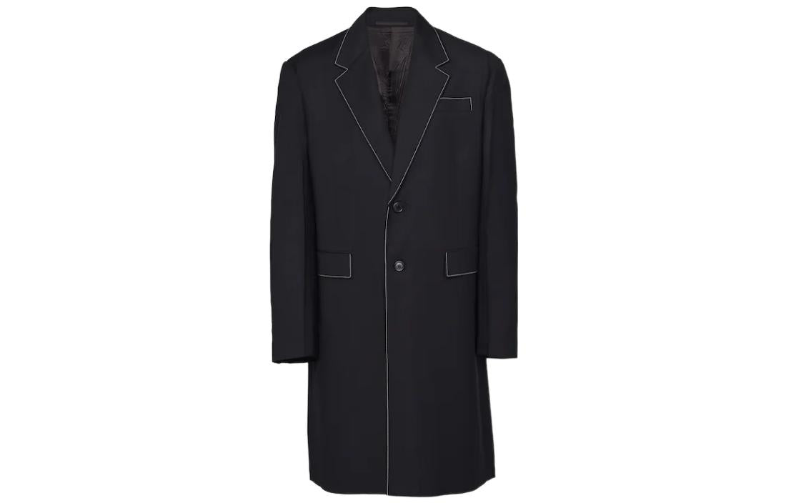 PRADA Coats Men Black
