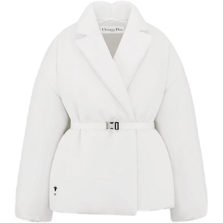 DIOR Puffer Jacket Women's White