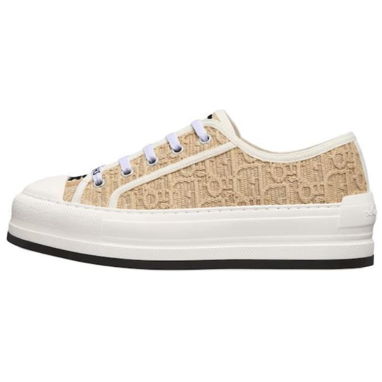DIOR Walk'n'Dior Low-Top Skateboard Shoes Women's Light Brown
