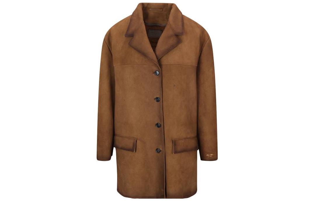 PRADA Long-Sleeved Button-Up Coat