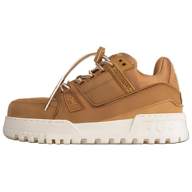 LOUIS VUITTON Trainer Low-Top Casual Shoes Men's Brown