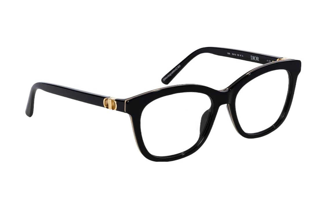 DIOR Acetate Butterfly Eyeglass Frames Men's Black
