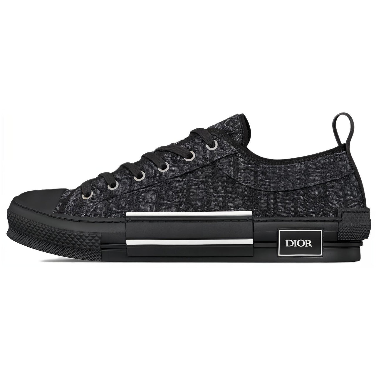 DIOR B23 Low Top Skateboard Shoes Unisex Black