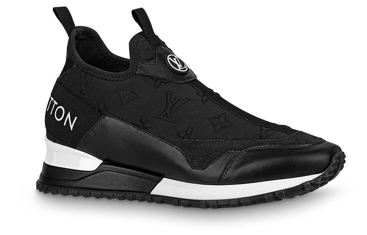 LOUIS VUITTON Run Away Mid-Top Casual Shoes Women's Black