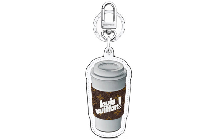 LOUIS VUITTON Everyday Lv Coffee Cup Bag Charm And Key Holder