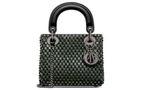 DIOR Lady Dior Calfskin Daisie Bag Shoulder Bag Crossbody Bag Handbag Mini Women's Green