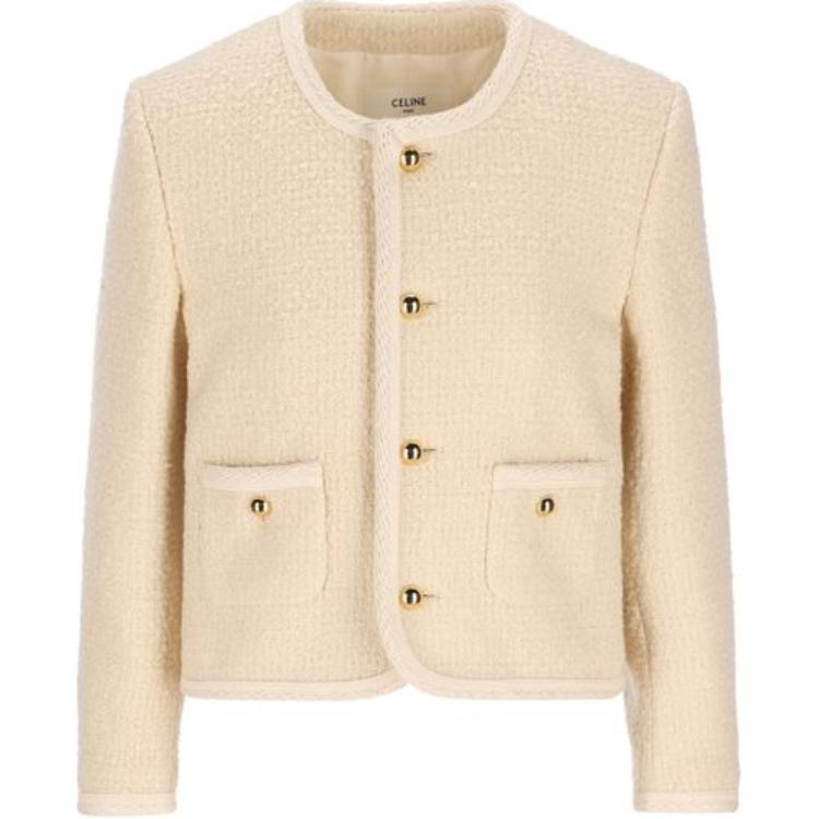 CELINE Jackets & Coats Women's Beige