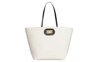 CELINE Fabric With Calfskin Portable Crossbody Bag Shoulder Bag Women's Natural/Black