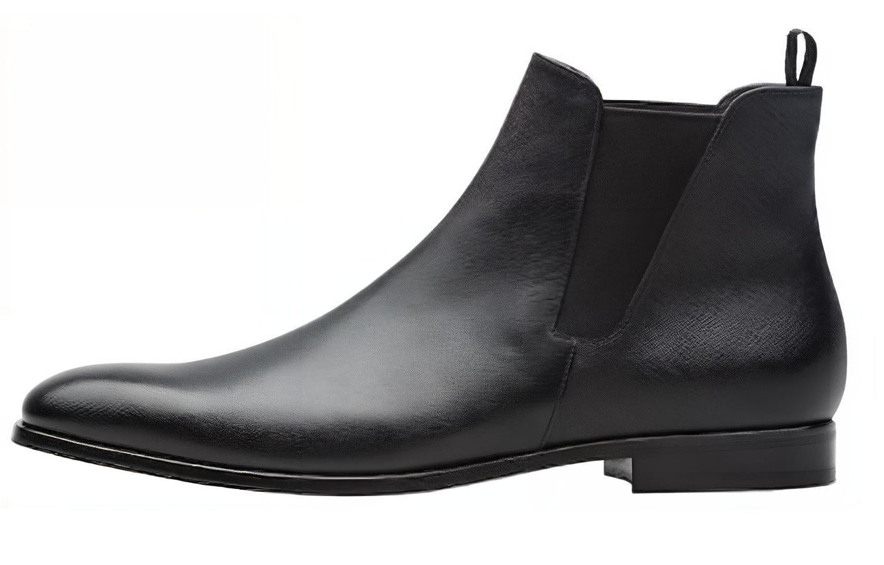 PRADA Ankle-Length Chelsea Boots Men's Black