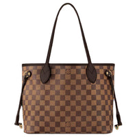 LOUIS VUITTON NEVERFULL Coated Canvas With Leather Tote Bag Shopping Bag Shoulder Bag Handbag Women's Brown