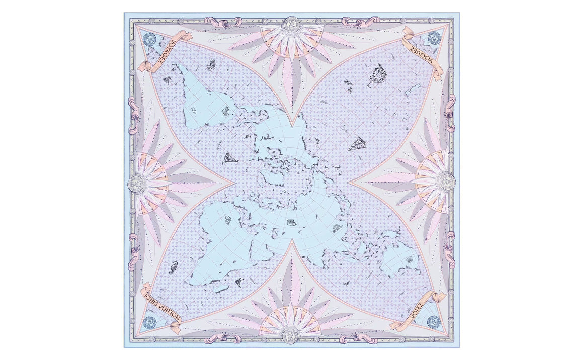 LOUIS VUITTON M79609 Lv Map Square 90