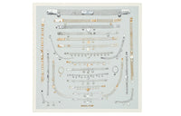 HERMES Silk Scarves Women's Gray