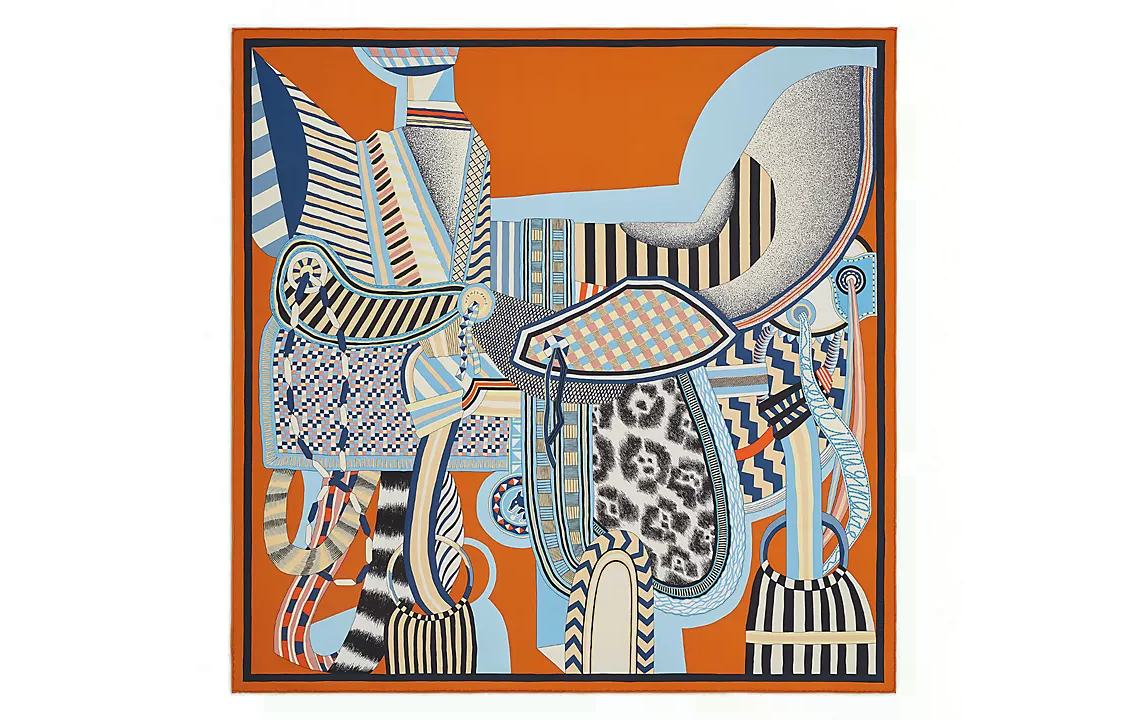 HERMES Silk Scarves Women's