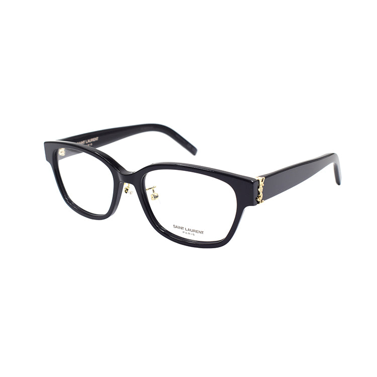 SAINT LAURENT Plate Frame Oval Eyeglass Frames Women's
