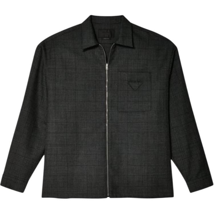 PRADA Checked Zipped Shirt