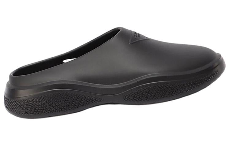 PRADA Foam Rubber Mule Black