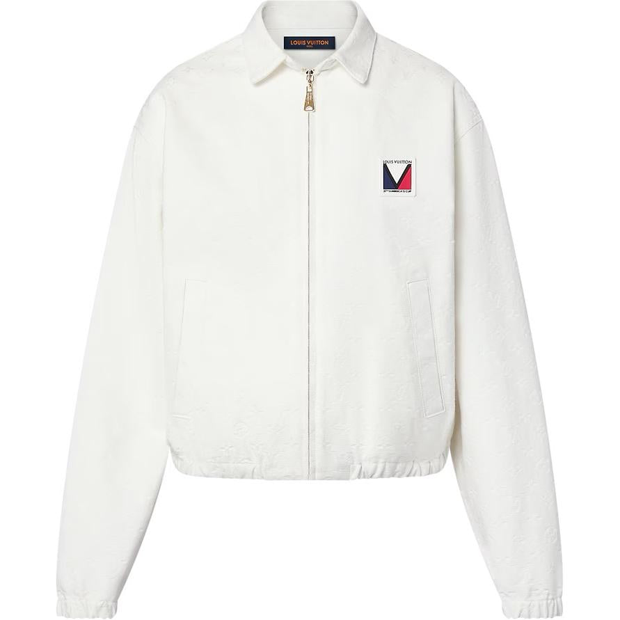 LOUIS VUITTON Lv X Ac Embossed Monogram Bomber Jacket