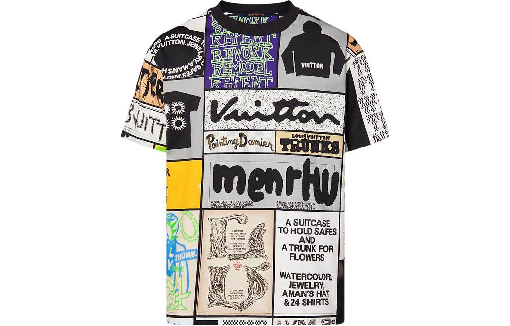 LOUIS VUITTON FW23 T-Shirt Men's Multicolor
