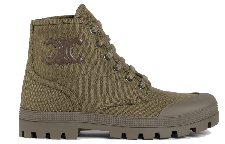 CELINE Patapans Martin Boot Women's Army Green