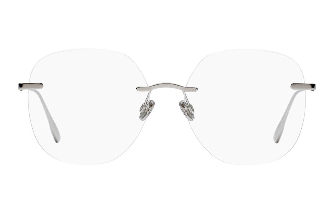 DIOR Eyeglass Frames Unisex Silver