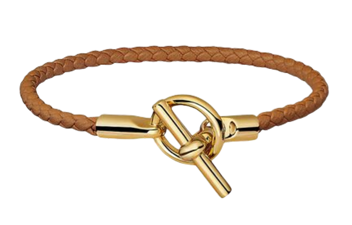 HERMES Leather Bracelets Unisex