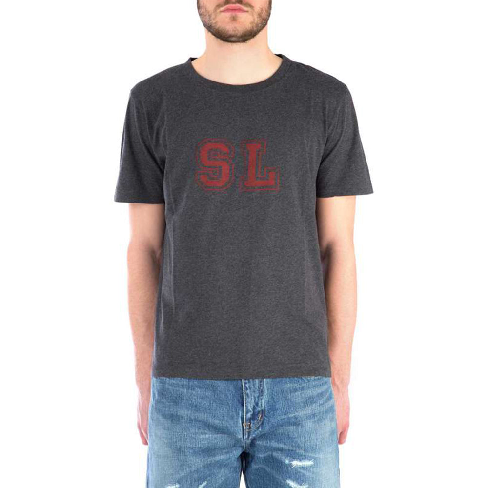 SAINT LAURENT T-Shirt Men's Gray