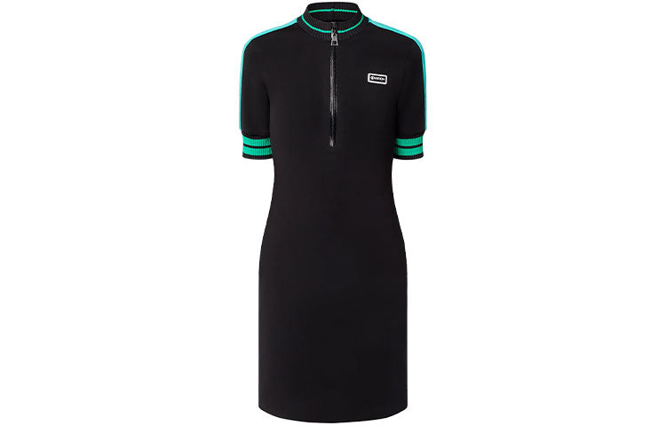 LOUIS VUITTON SS22 Short Sleeved Dress Women's Black
