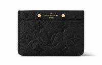 LOUIS VUITTON Card Holder Monogram Empreinte Black
