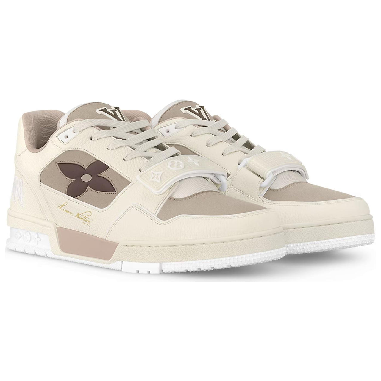 LOUIS VUITTON Trainer Casual Shoes Men's Beige