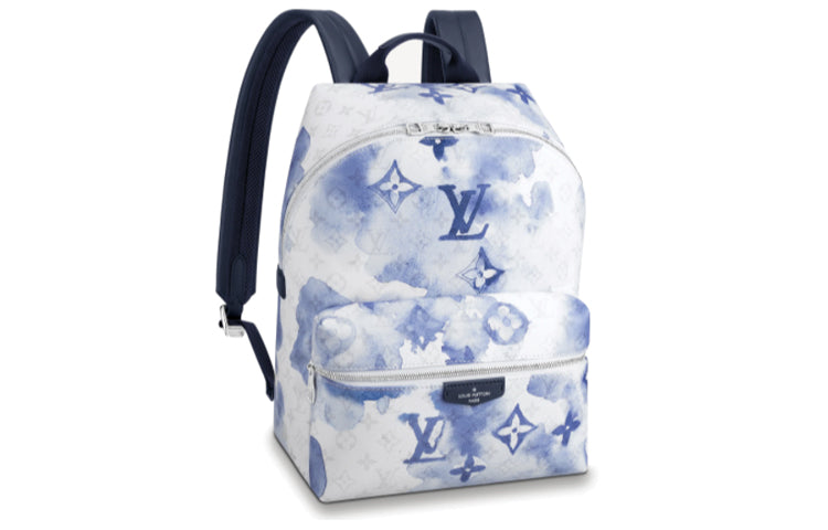 LOUIS VUITTON Discovery Backpack Pm Monogram Watercolor Blue