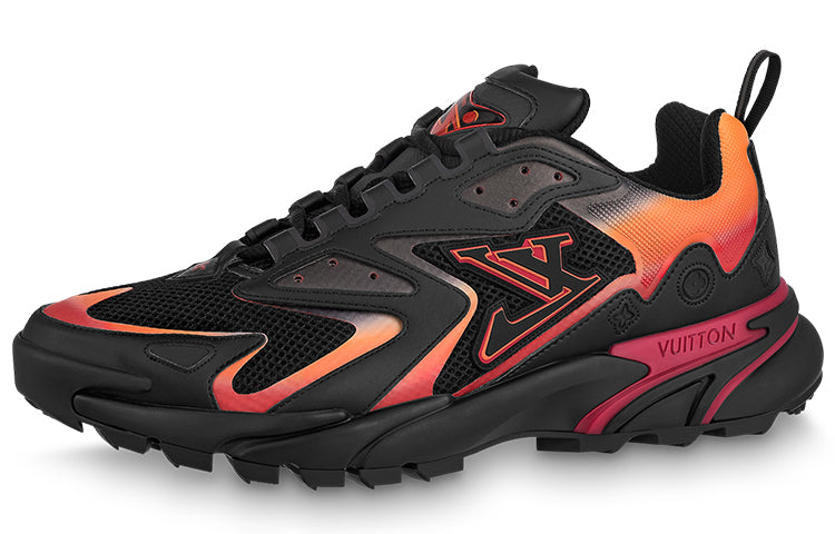 LOUIS VUITTON Lv Runner Tatic Sneakers 'Black Orange Red'