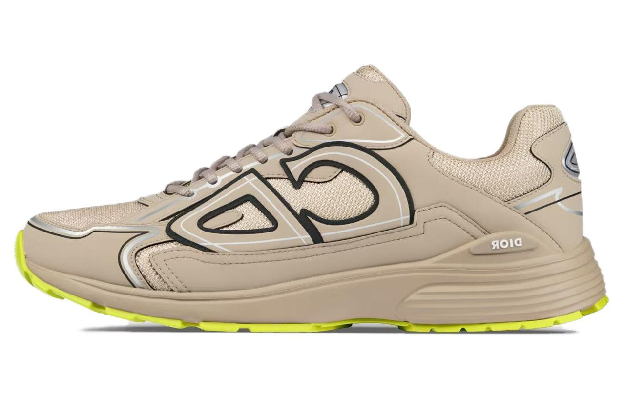 DIOR B30 CD Shoes Low-Top Casual Shoes Men's Beige
