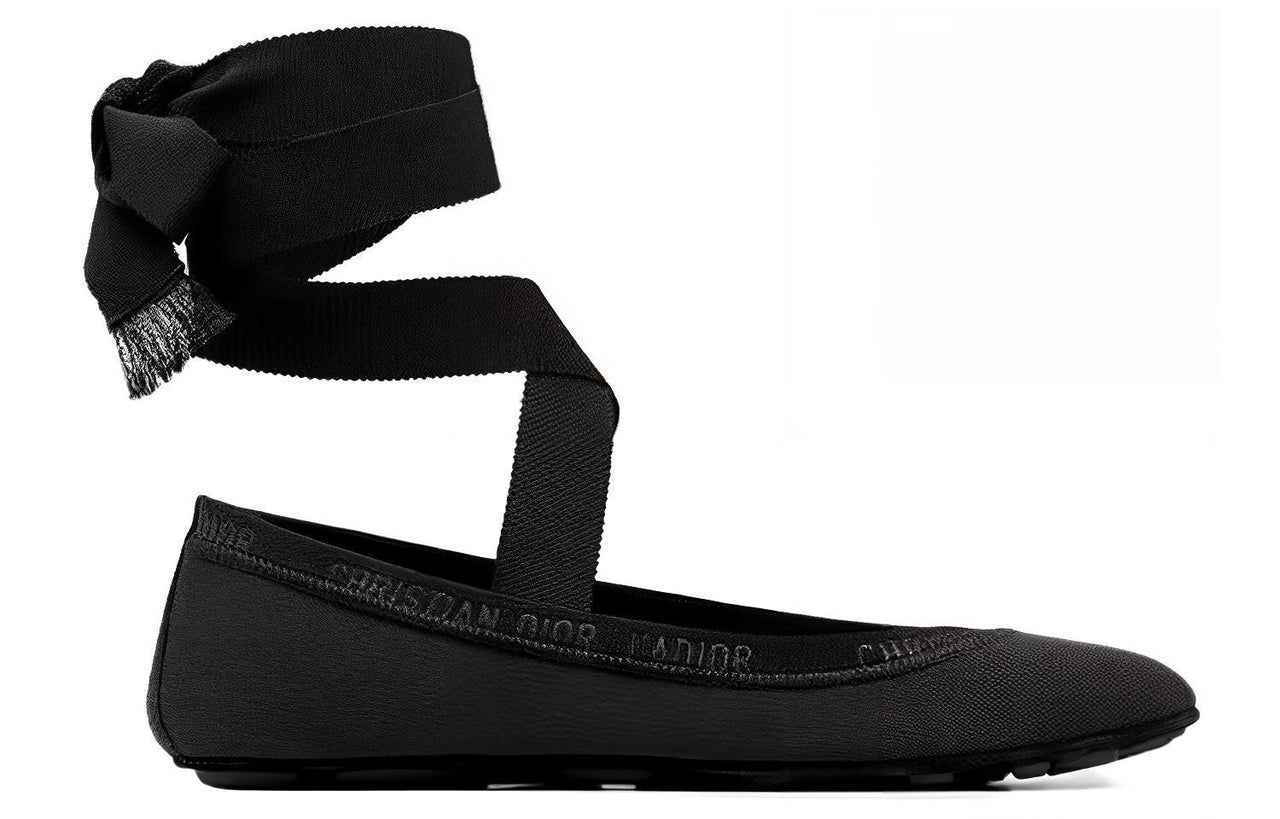 DIOR Academy Flat Shoes Women's Black