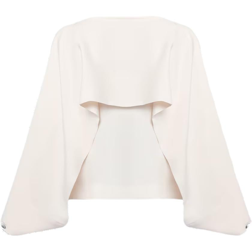 LOUIS VUITTON Cape Sleeve Blouse