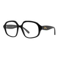 LOEWE Acetate Irregular Shape Eyeglass Frames Unisex Black