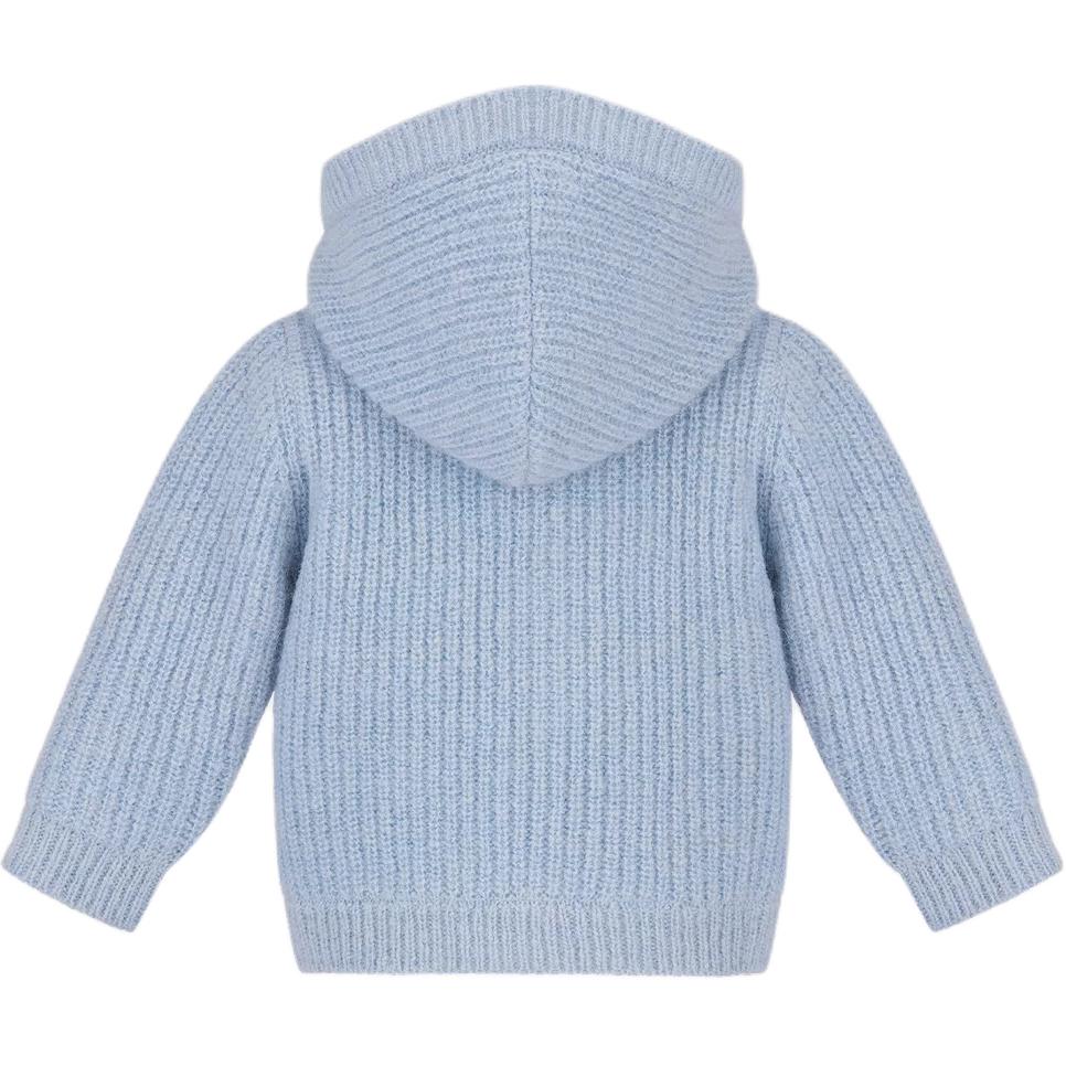 DIOR Jackets Coats Baby Hooded Cardigan Blue Infant And Toddler