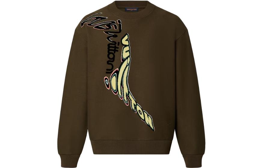 LOUIS VUITTON FW23 Sweatshirt Men's Brown