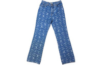 CHANEL FW23 Jeans Women's Light Blue