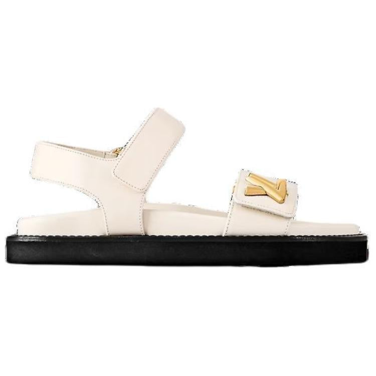 LOUIS VUITTON LV Sunset Beach Sandals Women's White