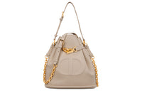 DIOR C'est Dior Cow Leather Bucket Bag Portable Crossbody Bag Shoulder Bag Women's Pink Beige