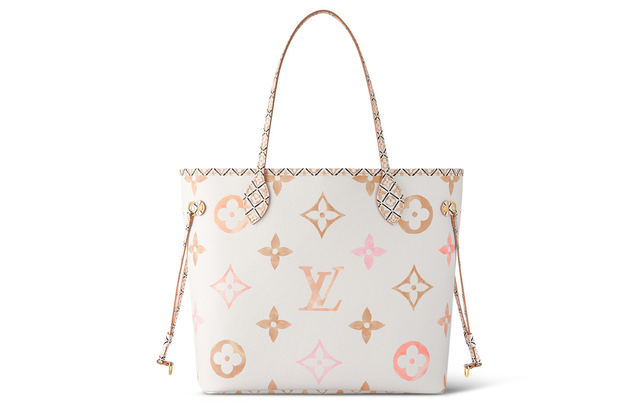 LOUIS VUITTON Neverfull Mm Beige