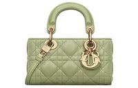 DIOR Lady D-JOY Sheepskin Daisie Bag Shoulder Bag Crossbody Bag Handbag Extra Mini Women's Dreamy Green