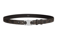 CELINE Medium Triomphe Belt In Triomphe Canvas