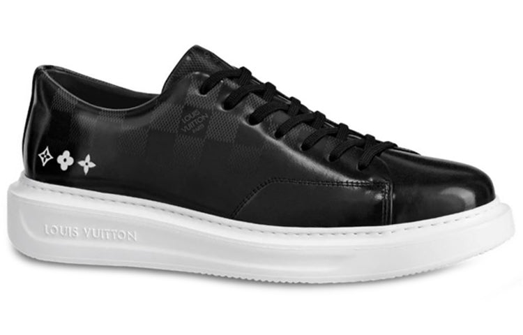 LOUIS VUITTON Beverly Hills Stylish Skateboarding Shoes Men's Graphite