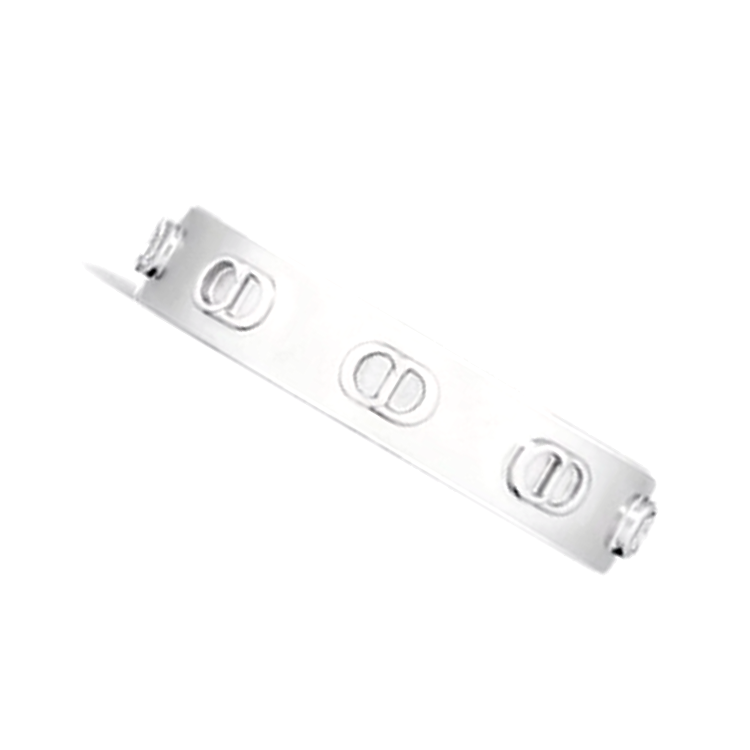 DIOR 925 Sterling Silver Rings Men's Silver