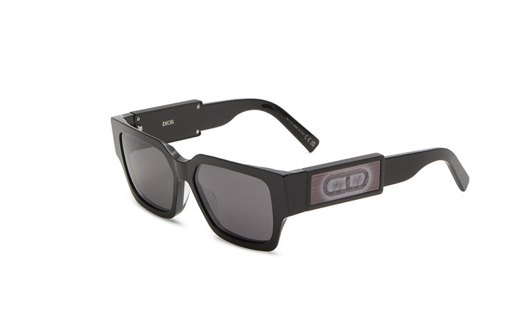 DIOR Acetate Square Sunglasses Men's Black